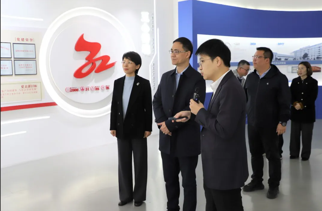 溫州市國(guó)防動(dòng)員辦公室黨組書(shū)記、主任池曉榮一行調(diào)研通力科技